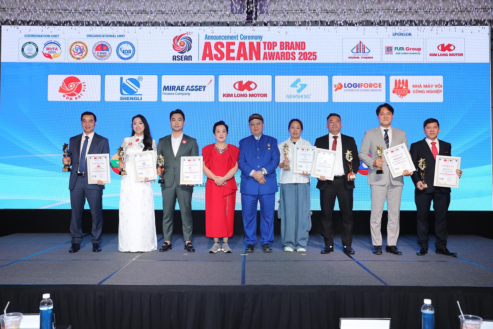 Vinh danh doanh nghiệp đạt top 10 giải thưởng ASEAN 2025 tại Malaysia