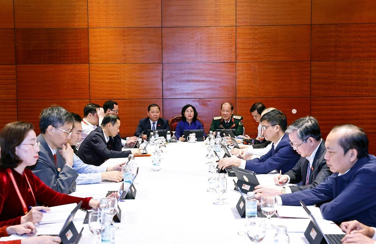 Đoàn đại biểu Đảng bộ Mặt trận Tổ quốc dự Đại hội XIV của Đảng